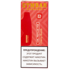 Картридж GTM Bar Bond 6000 Cherry Bomb Вишневая бомба Одноразовый GTMBar