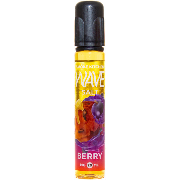 Жидкость Berry - Smoke Kitchen Wave. Ароматизатор с дымом. Ароматизатор для дым жидкости. Wave Salt жидкость с красной крышкой.