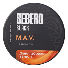 Табак Sebero Black 25 гр Дыня Абрикос Ваниль M.A.V.