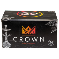 Уголь Crown 24 куб 250 гр 22x22x22