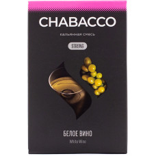 Смесь Chabacco 50 гр Strong Белое вино White wine (кальянная без табака)